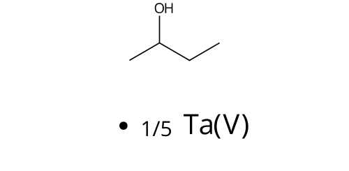 Penta-sec-butoxy tantalum Chemical Structure